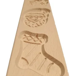 Overig Speculaasplank Kerst (Rendier/Kerstman/Sok) (3x) 9x8cm. Best