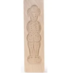Overig Speculaasplank Medium Pop Man (Piet) 20,5x5,5cm. Clearance