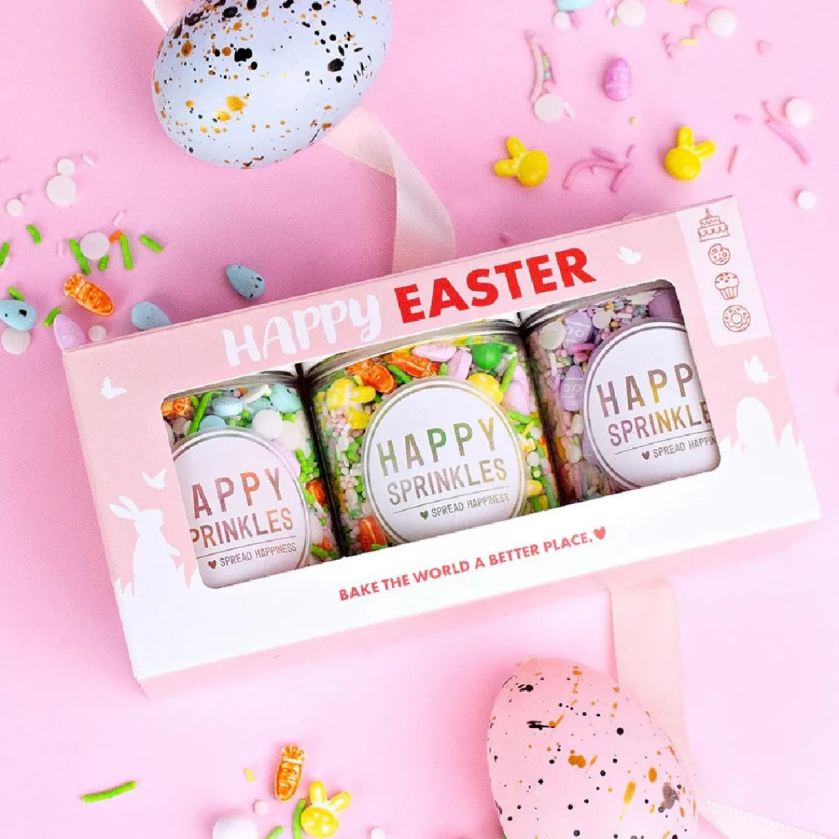 Happy Sprinkles Sprinkles Easter Favorite Set/3 New