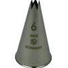 Overig Spuitmondje gekarteld 6 Tands RVS 6mm Hot