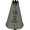 Overig Spuitmondje gekarteld 8 Tands RVS 10mm Hot