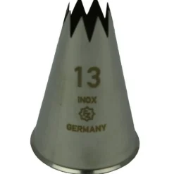 Overig Spuitmondje gekarteld 8 Tands RVS 13mm Hot