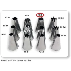 JEM Spuitmondje , round & star savoy nozzles Online
