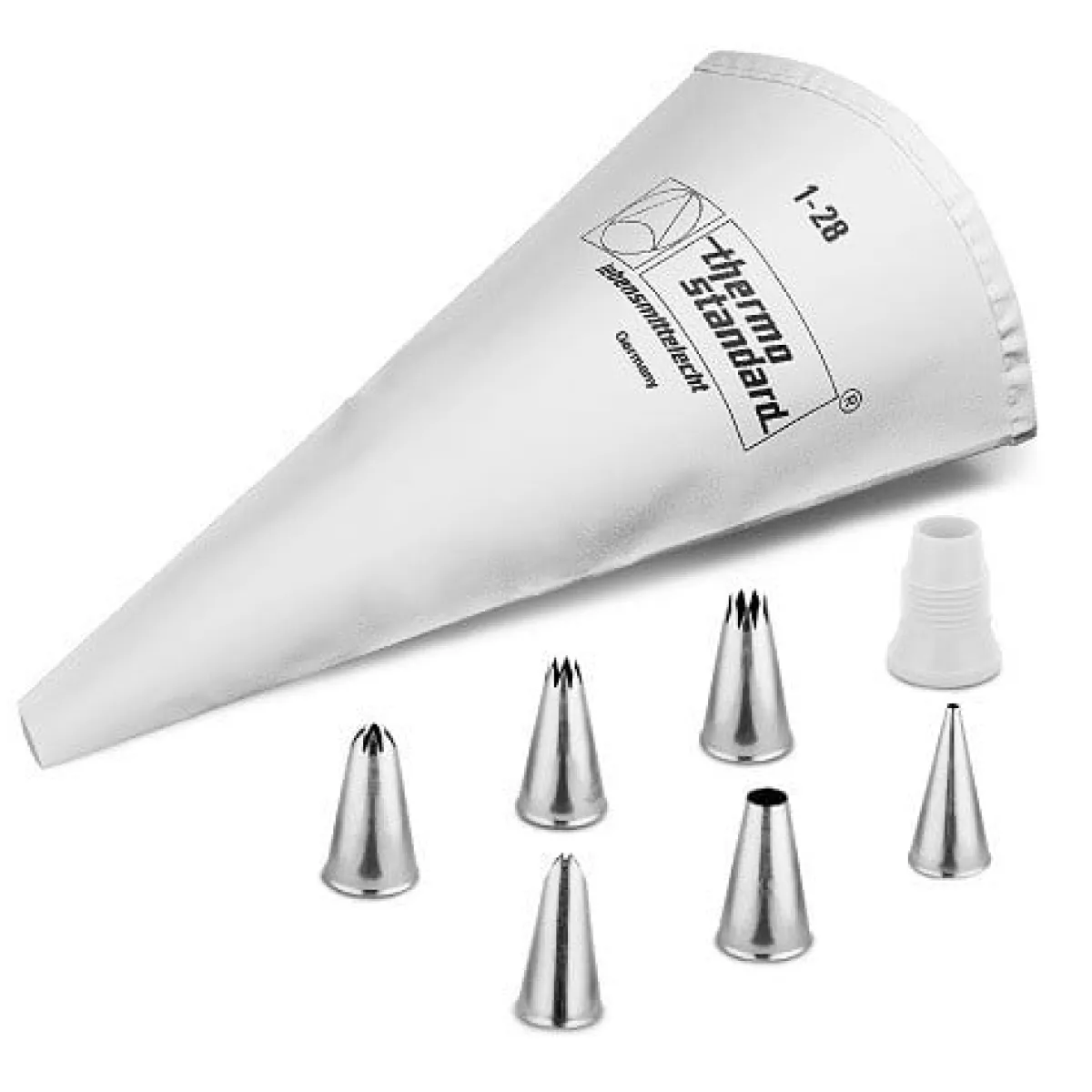 Thermohauser Spuitzakset katoen 28cm (8-delig) New