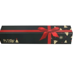 Overig Staafkoker 32x6x6cm. Zwart met Strik (Kerst)** Online