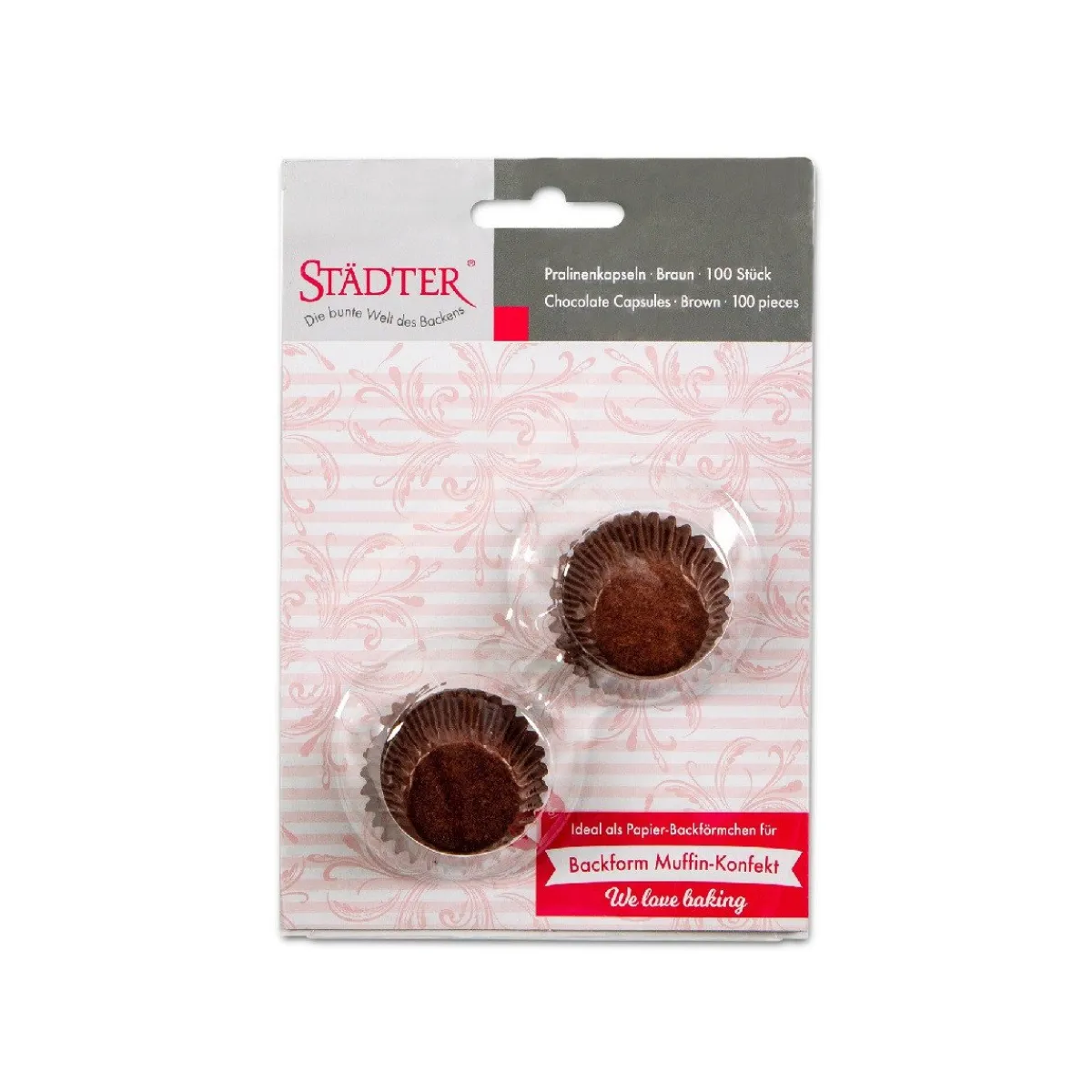 Städter Mini Muffin/Bonboncups Bruin Papier 100st.