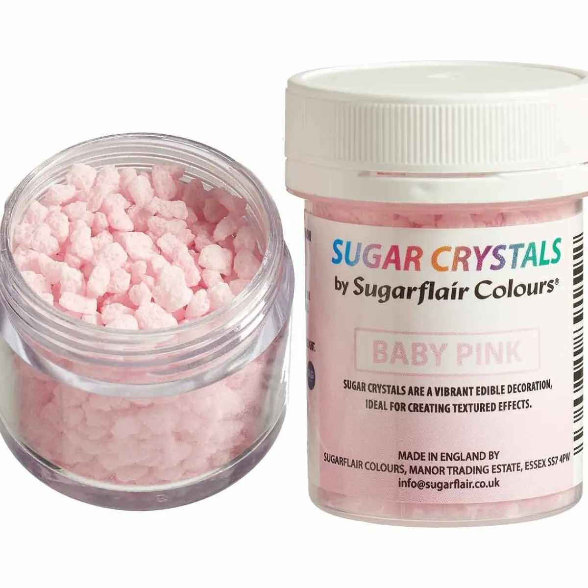 Sugarflair Suikerkristallen Baby Roze 40g Best