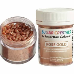 Sugarflair Suikerkristallen Rose Goud 40g Hot