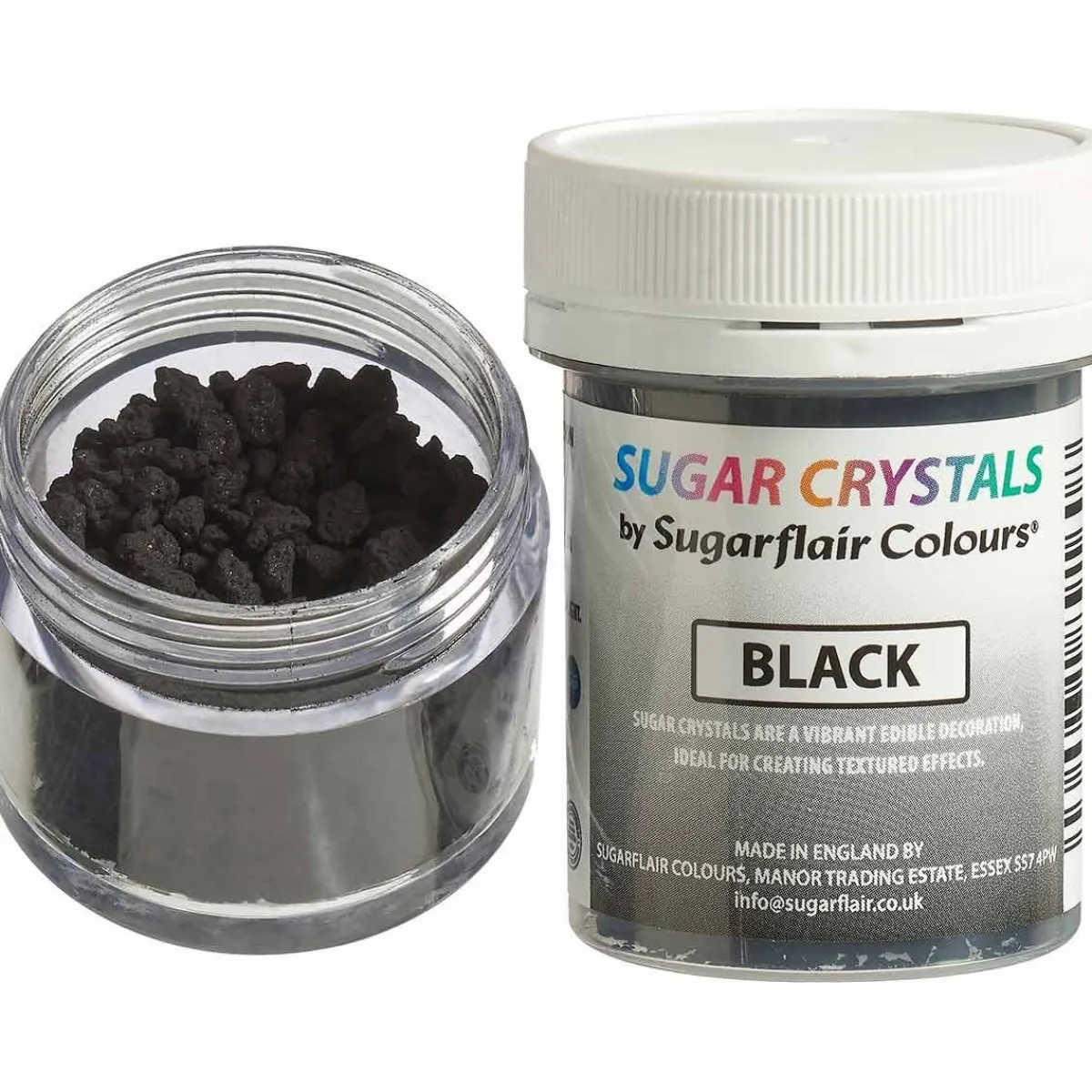 Sugarflair Suikerkristallen Zwart 40g New