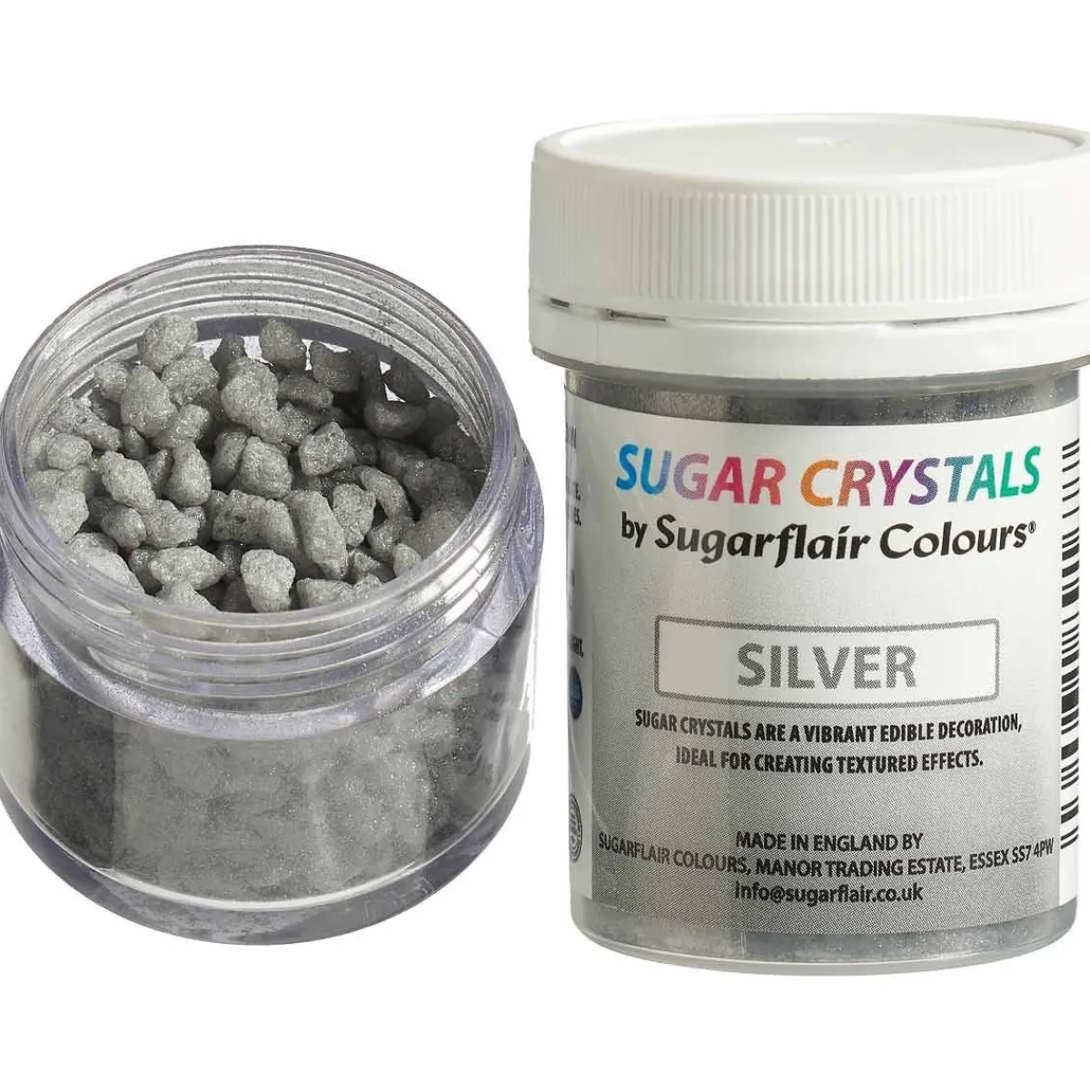Sugarflair Suikerkristallen Zilver 40g** Sale