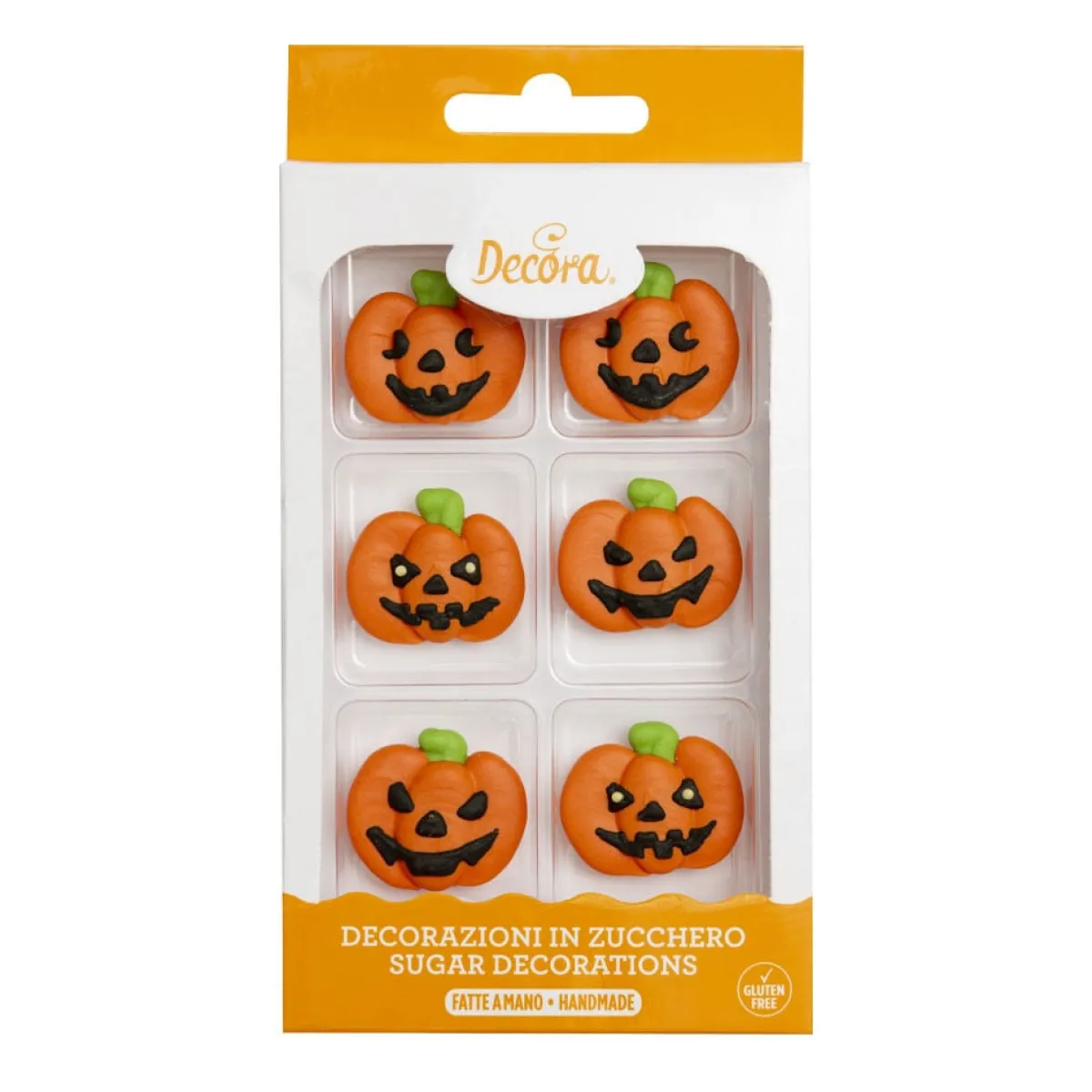 Decora Suikertie Halloween Pompoen Ø3,5 cm 6 stuks Online