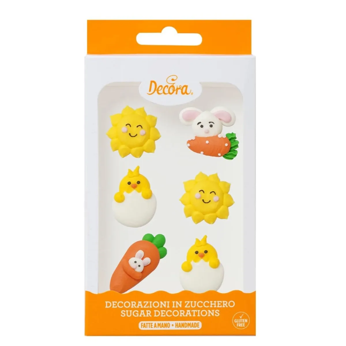 Decora Suikertie Pasen 4cm 6st.