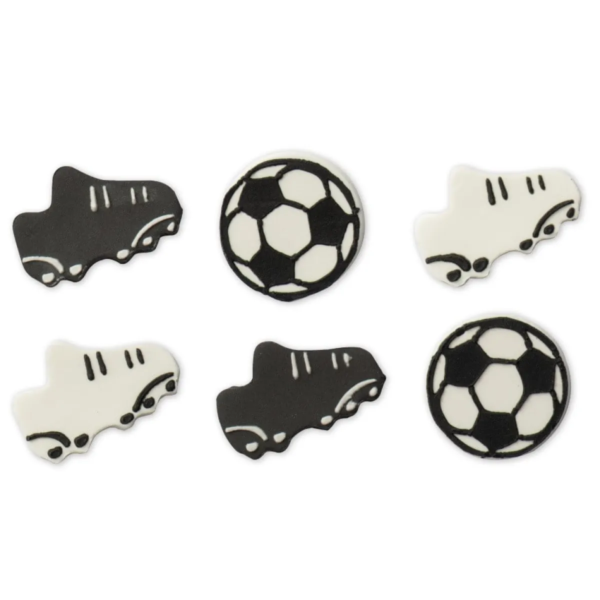 Decora Suikertie Voetbal Ø3-4cm 6st. Discount