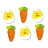 Decora Suikertie Wortel en Ei 6st. 5cm** Discount