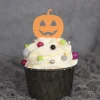 Sweet Stamp Cupcake Topper Pompoen 6st.