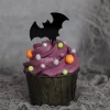 Sweet Stamp Cupcake Topper Vleermuis 6st. Hot