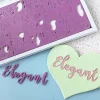Sweet Stamp Elegant Letters Set New