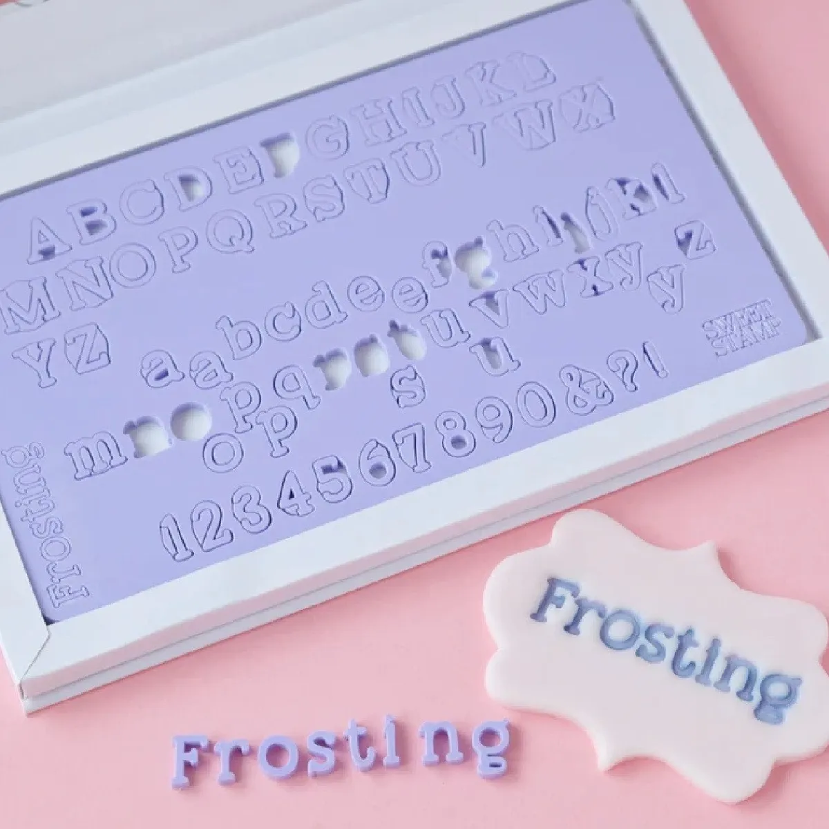 Sweet Stamp Frosting Letters & Cijfers Set New