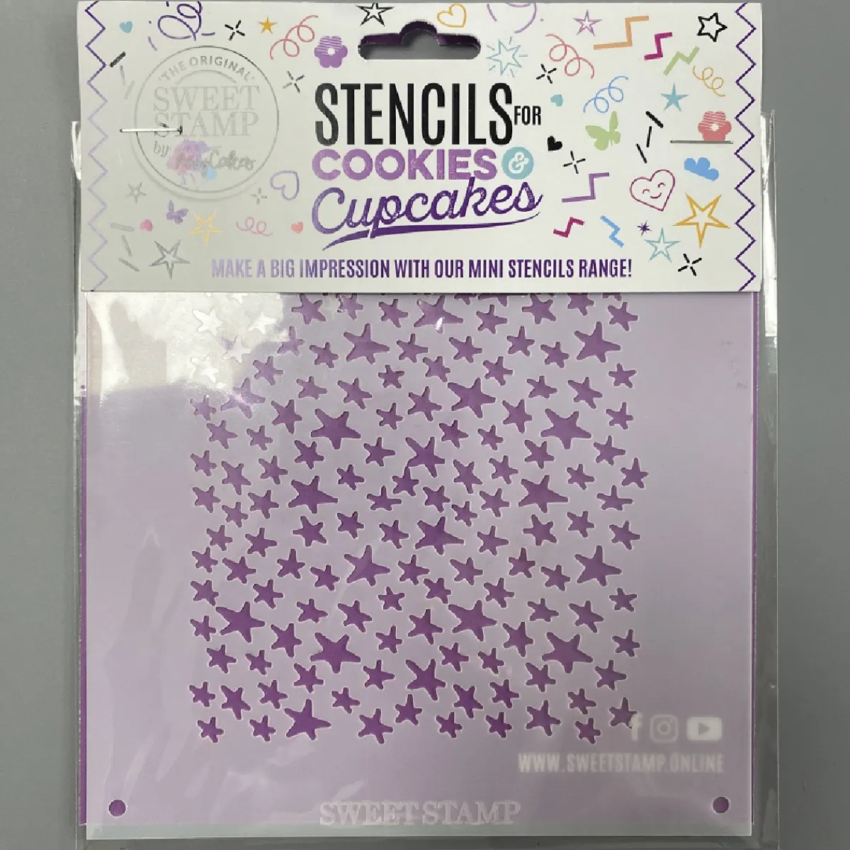 Sweet Stamp Mini Stencil Sterren Clearance