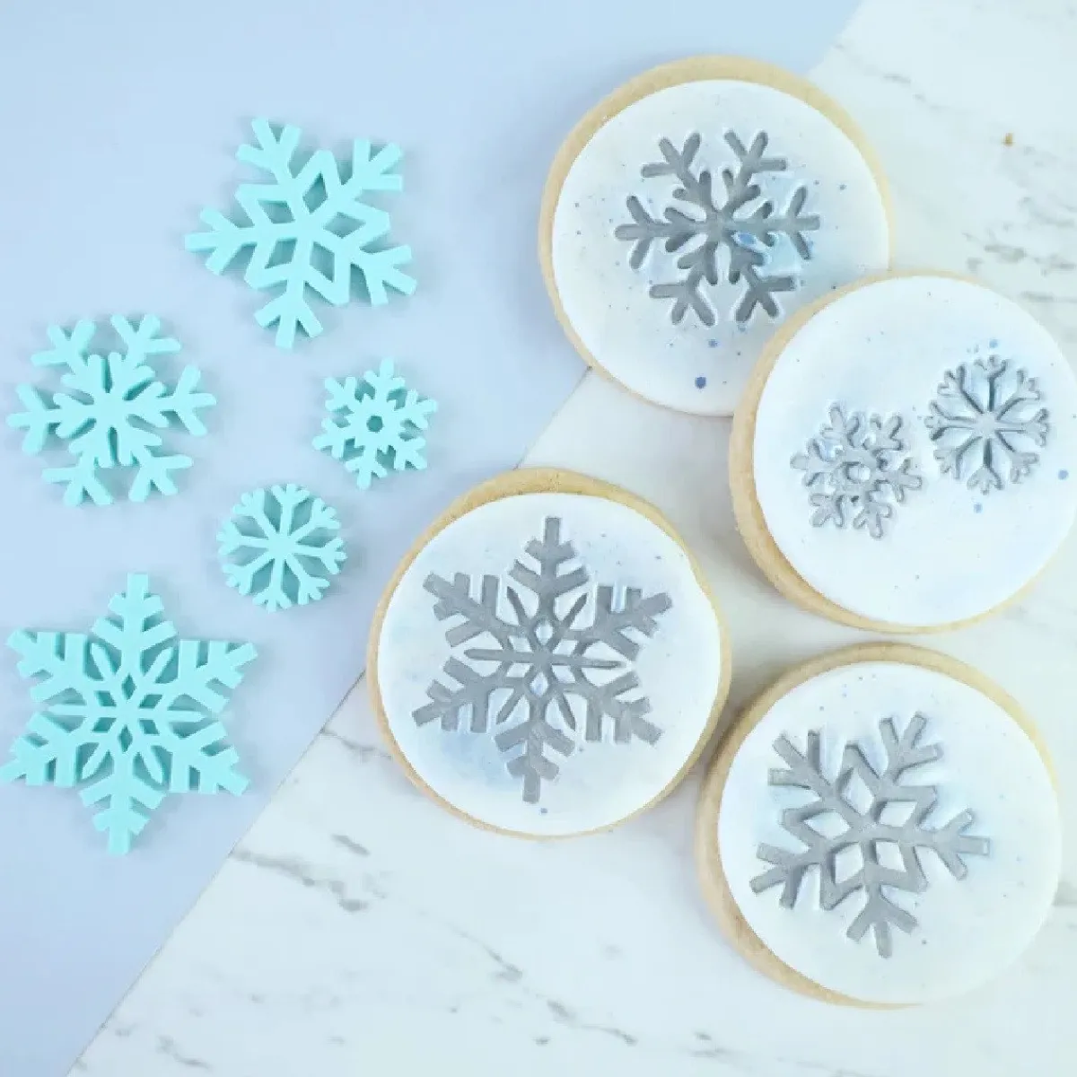 Sweet Stamp Snowflakes Elements