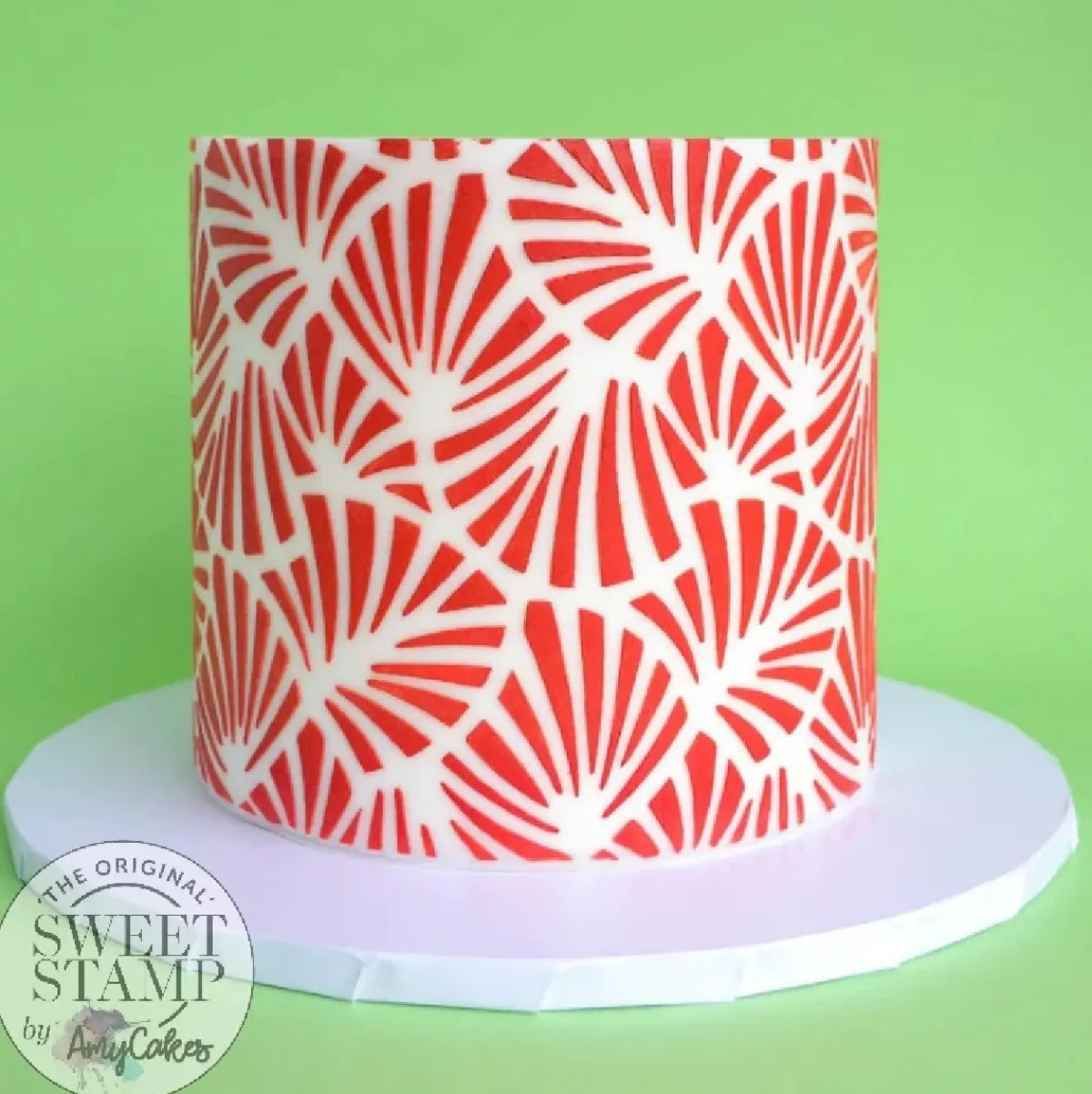 Sweet Stamp Stencil Scallop 21,5x25cm Sale