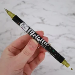 Sweet Stamp Stift Eetbare Inkt Dubbelzijdig Metallic Goud Hot