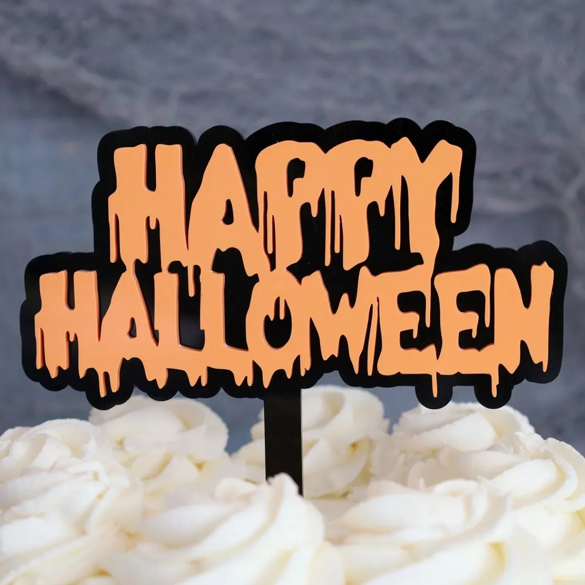 Sweet Stamp Taarttopper Happy Halloween 14x15cm** Best