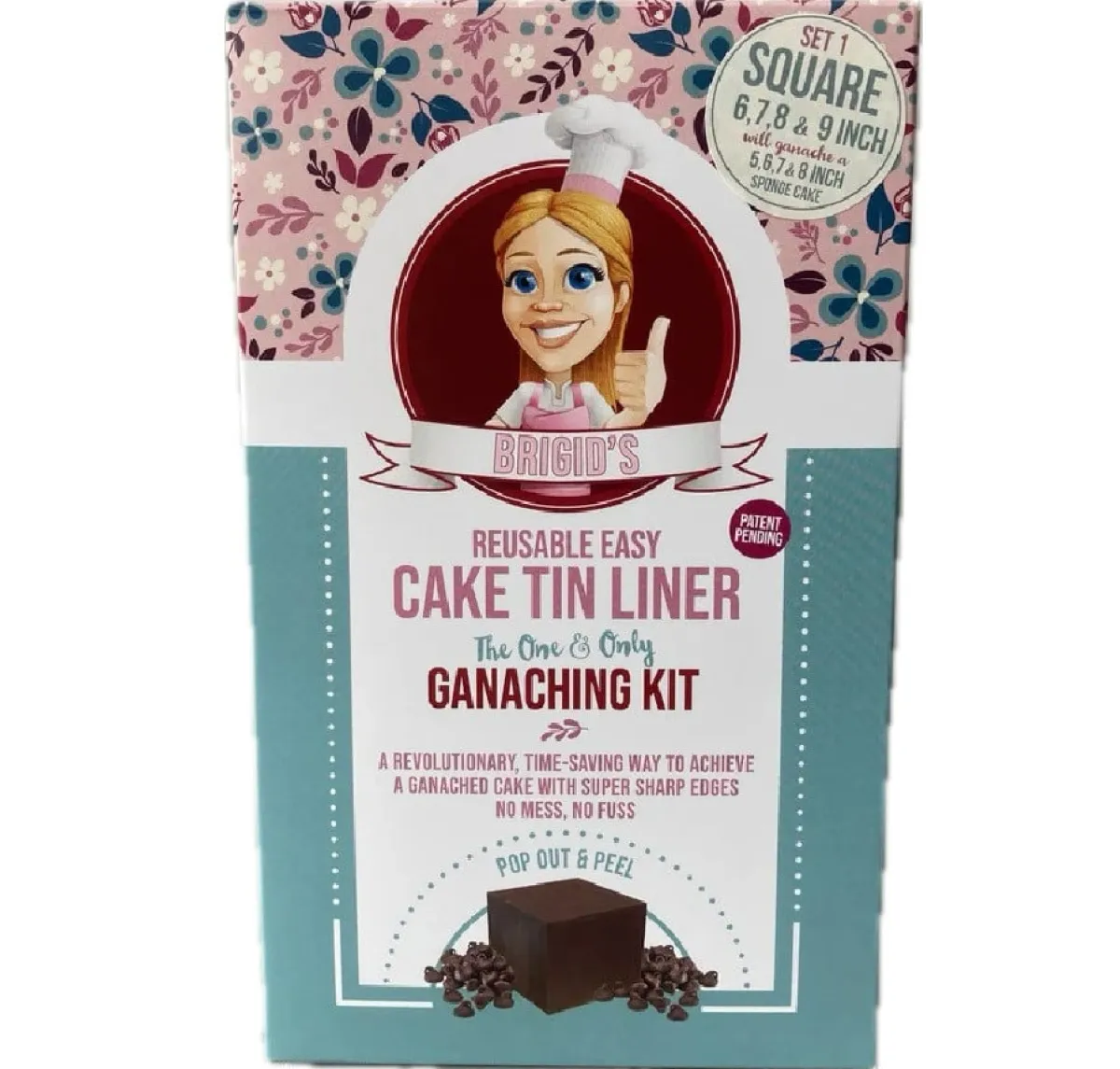 Brigids Cake Room Taart Coating Kit Vierkant Set/3** Discount