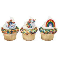 Overig Taartdecoratie Unicorn Ringen 144 stuks Best