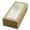 BrandNewCake Taartdoos met venster 26x12x7cm. Kraft 3st Outlet