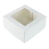 BrandNewCake Taartdoos met venster 19x19x9cm. Wit 3st Discount