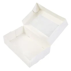 BrandNewCake Taartdoos met venster 19x12,5x5cm. Wit 3st Outlet