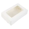 BrandNewCake Taartdoos met venster 19x12,5x5cm. Wit 50st New