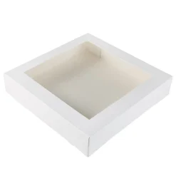 BrandNewCake Taartdoos met venster 30x30x6cm. Wit 50st Online