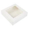 BrandNewCake Taartdoos met venster 19x19x5cm. Wit 50st Outlet