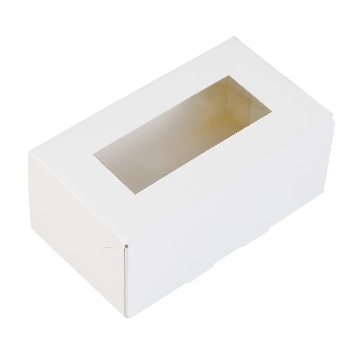 BrandNewCake Taartdoos met venster 12x7x5cm. Wit 3st Online