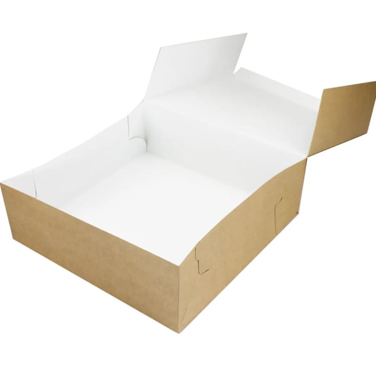 BrandNewCake Taartdoos 30x30x10cm. Kraft 50st Clearance