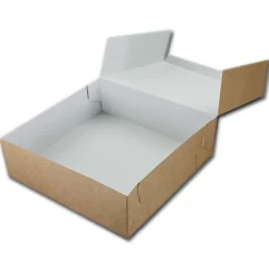 BrandNewCake Taartdoos 21x21x8cm. Kraft 50st Best
