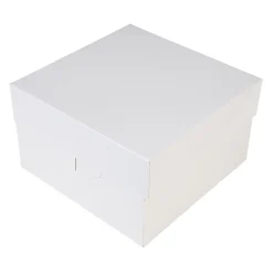 BrandNewCake Taartdoos 25x25x15cm. Wit 3st Discount