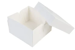 BrandNewCake Taartdoos 25x25x15cm. Wit 50st Clearance
