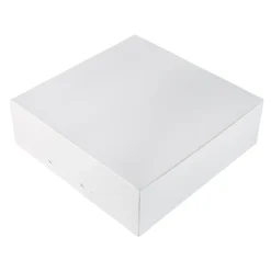BrandNewCake Taartdoos 25x25x8cm. Wit 50st Outlet
