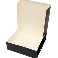 BrandNewCake Taartdoos 25x25x8cm. Zwart 50st Sale