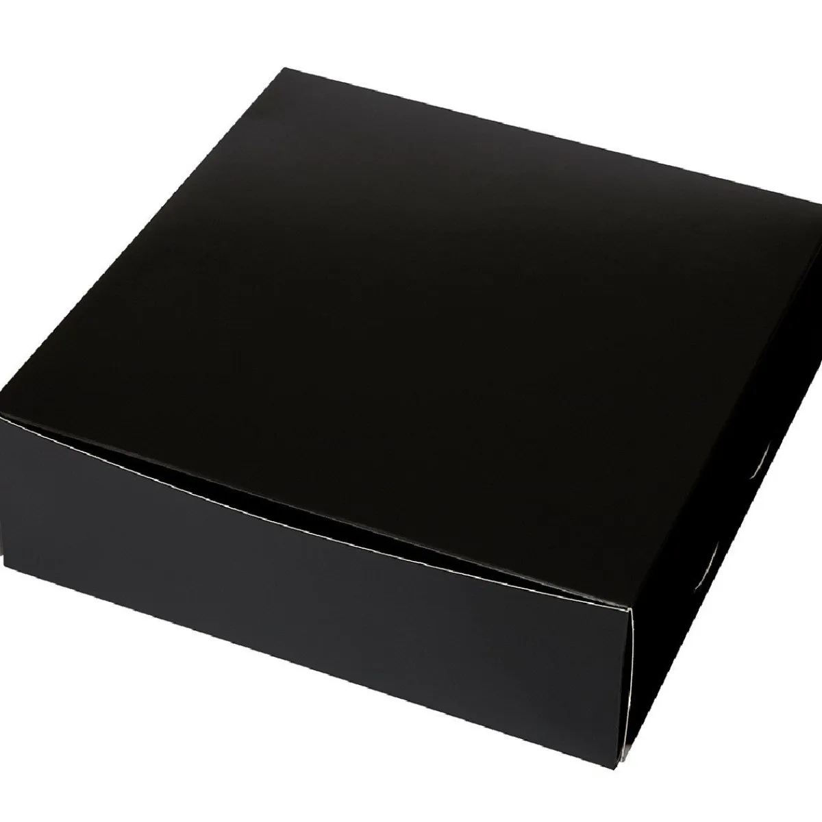 BrandNewCake Taartdoos 25x25x8cm. Zwart 3st Hot