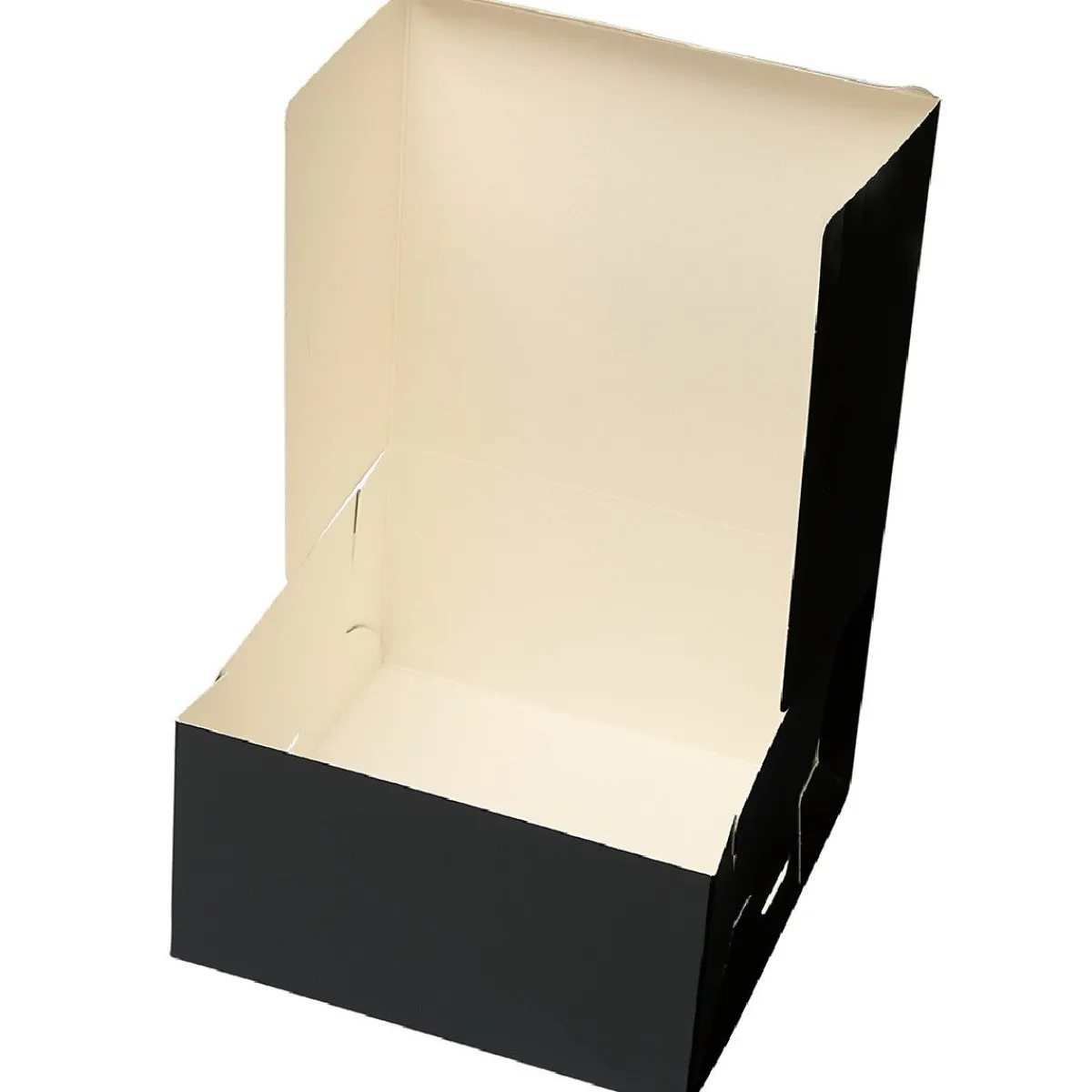 BrandNewCake Taartdoos 15x15x8cm. Zwart 3st New