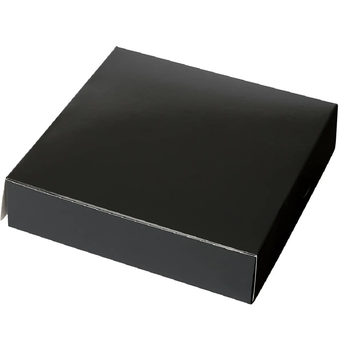 BrandNewCake Taartdoos 19x19x8cm. Zwart 50st Hot