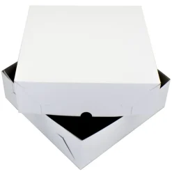Overig Taartdoos Zwanenhals 30x30x9cm. Wit 10st Outlet