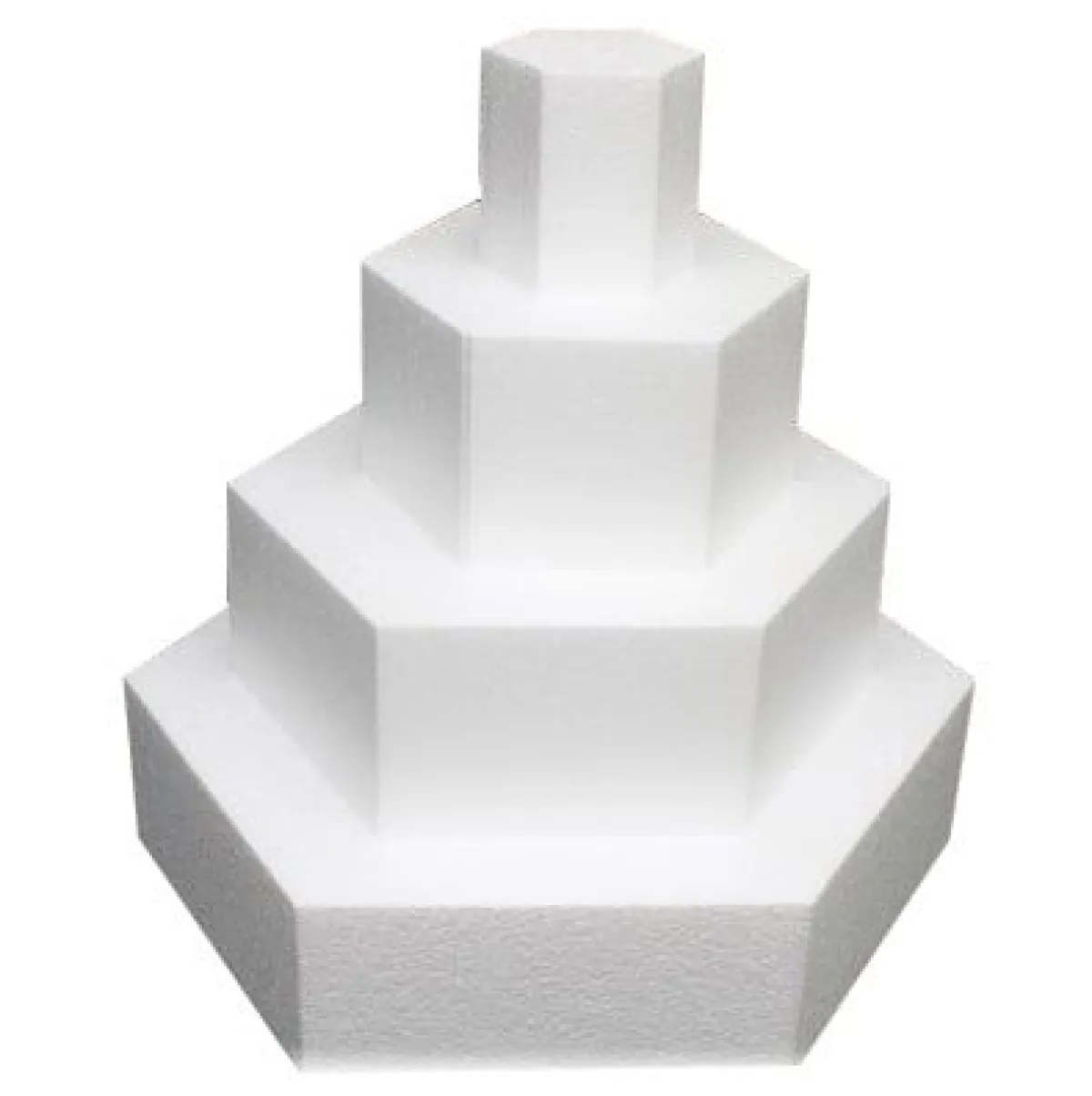 Taart Dummy Zeshoek 5cm -Ø15cm- Hot