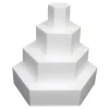 Taart Dummy Zeshoek 5cm -Ø25cm- New