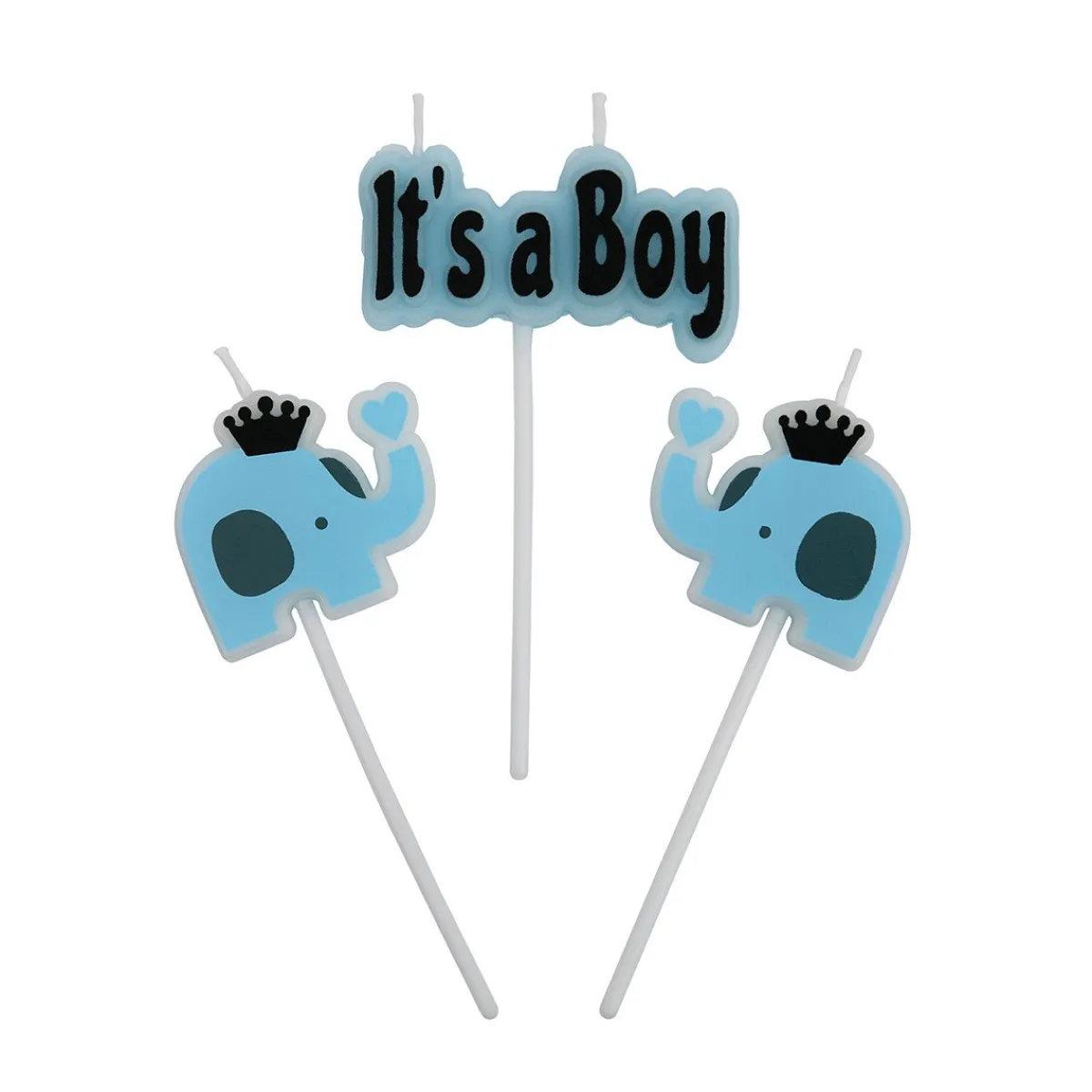Overig Taartkaarsjes Geboorte It's a Boy** New