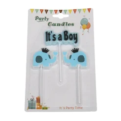 Overig Taartkaarsjes Geboorte It's a Boy** New